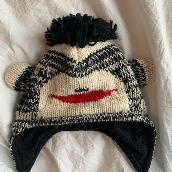 Sock Monkey Hat - Picture 2 of 3